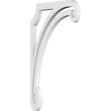 Ekena Millwork Arch Architectural Grade PVC Bracket, 5/8"W X 7 1/2"D X 13"H BKTP01X07X13AH